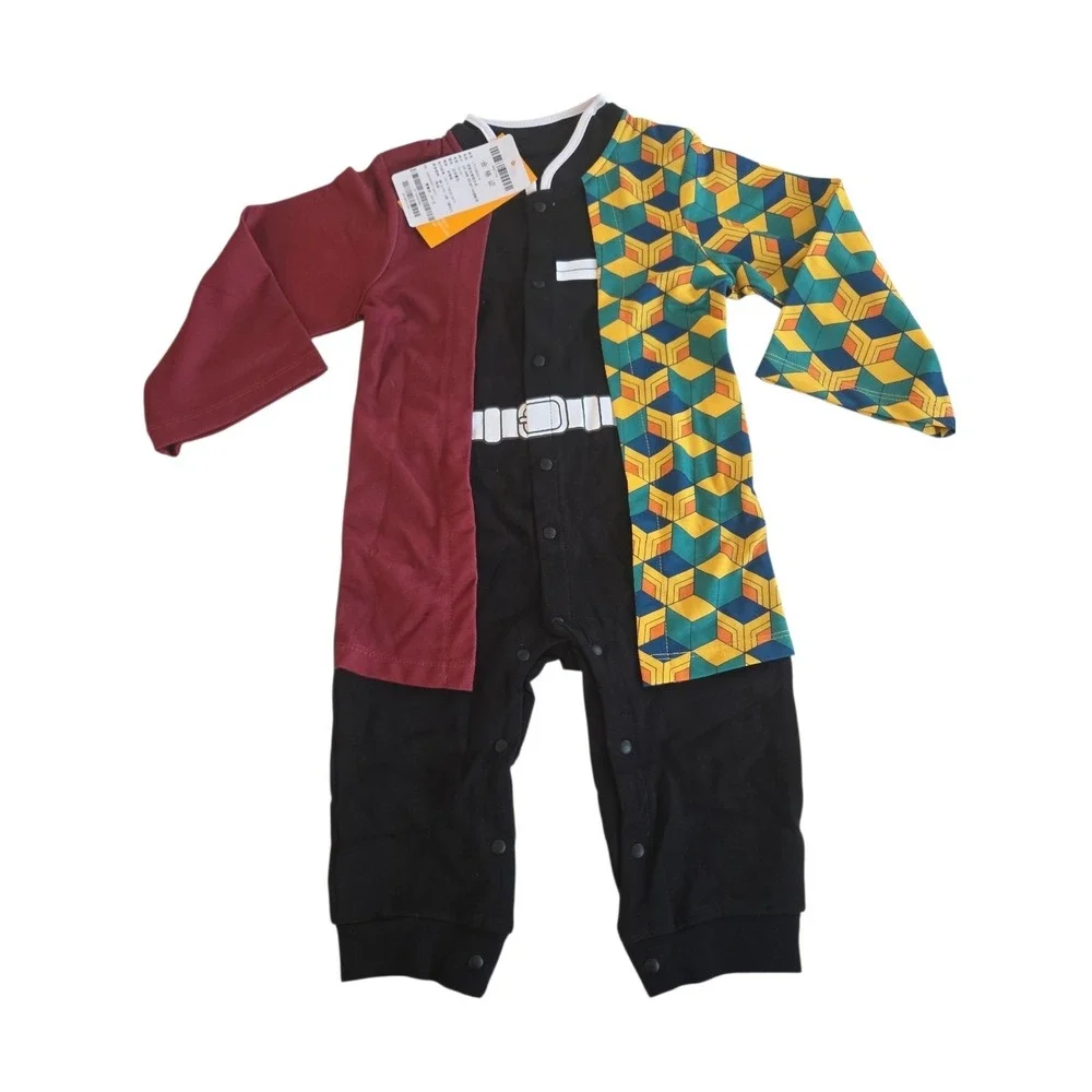 Demon Slayer Giyu Tomioka Baby Romper Costume‎ New Size 90/52 18-24M